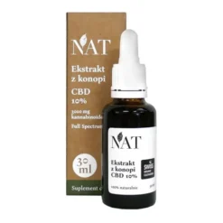 NAT Ekstrakt z Konopi CBD 10%, olej, 30 ml