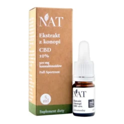 NAT Ekstrakt z Konopi CBD 10%, olej,5 ml