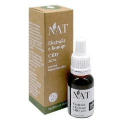 NAT Ekstrakt z Konopi CBD 10%, olej, 15 ml