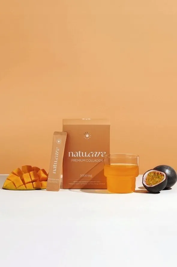 Natu.Care Premium Collagen 5000 mg, proszek w saszetkach, smak mango - marakuja, 30 szt.
