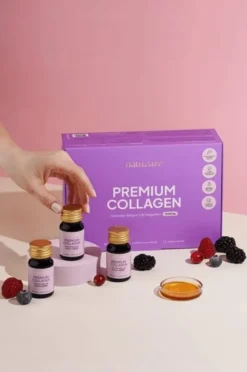 Natu Care Premium Collagen 10000 mg, płyn, smak owoce leśne, 30 ml x 15 szt.