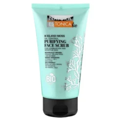 Natura Estonica Iceland Moss, peeling do twarzy dla skóry mieszanej i wrażliwej, 150 ml