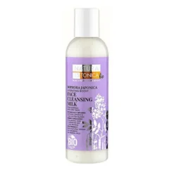 Natura Estonica, mleczko do oczyszczania twarzy z wyciągiem z sefory japońskiej i bio-kwiatem bawełny, 200 ml
