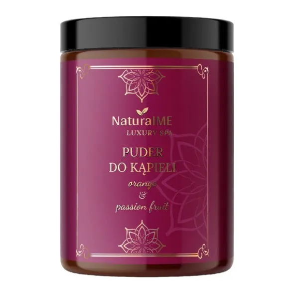 NaturalME Luxury SPA, puder do kąpieli ,orange & passion fruit, 260 g