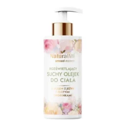 NaturalME Sensual Moment, rozświetlający suchy olejek do ciała z olejem z jeżyn i złotymi drobinkami, 150 ml
