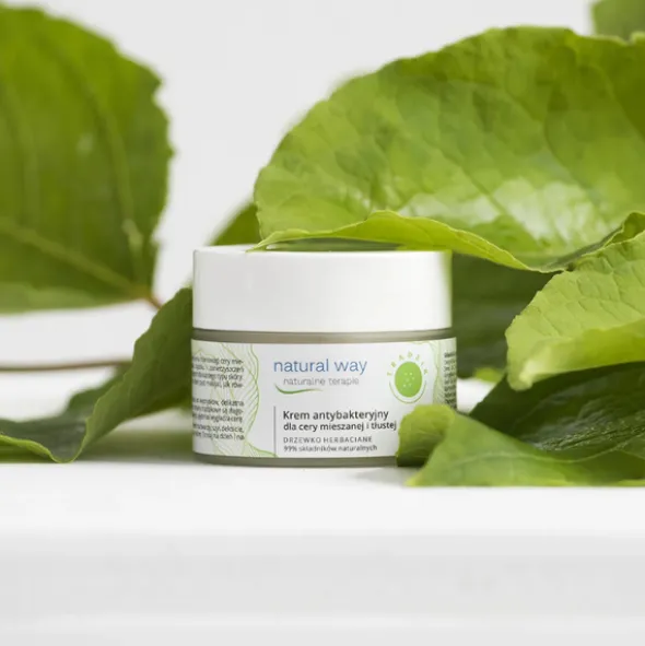 Natural Way, krem antybakteryjny dla cery mieszanej i tłustej, 50 ml