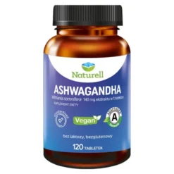 Naturell Ashwagandha, tabletki, 120 szt.