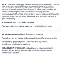 Naturell Ashwagandha, tabletki, 60 szt.