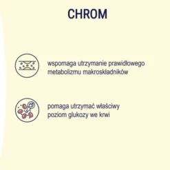 Naturell Chrom Organiczny + B3, tabletki do ssania, 60 szt.