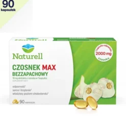 Naturell Czosnek Max Bezzapachowy, kapsułki, 90 szt.