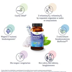Naturell Magnez Organiczny+, kapsułki, 100 szt.