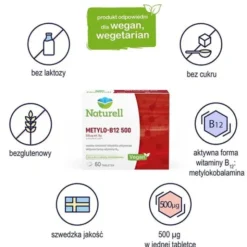 Naturell Metylo-B12 500, tabletki, 60 szt.