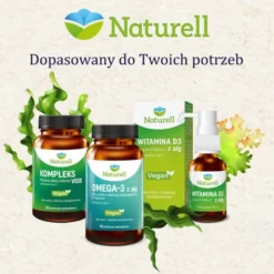 Naturell Omega-3 z alg, kapsułki, 90 szt.