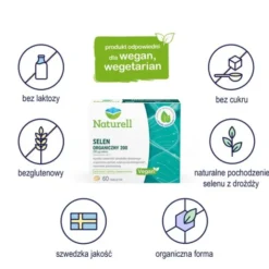 Naturell Selen Organiczny 200, tabletki, 60 szt.