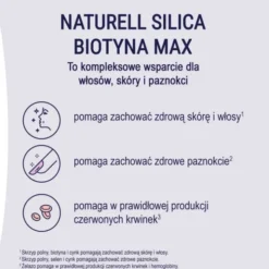 Naturell Silica Biotyna Max, tabletki, 60 szt.