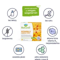 Naturell Witamina B Complex Forte, tabletki, 40 szt.
