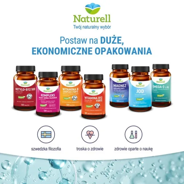 Naturell Witamina D dla dzieci, tabletki, 180 szt.
