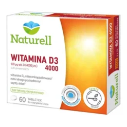 Naturell Witamina D3 4000, tabletki do ssania, 60 szt.