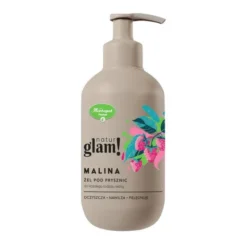 Natur Glam!, żel pod prysznic, Malina, 300 ml