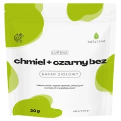 Naturove, Lupena chmiel + kwiat bzu czarnego, napar ziołowy, 30 g