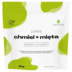 Naturove, Lupena chmiel + mięta pieprzowa, napar ziołowy, 30 g