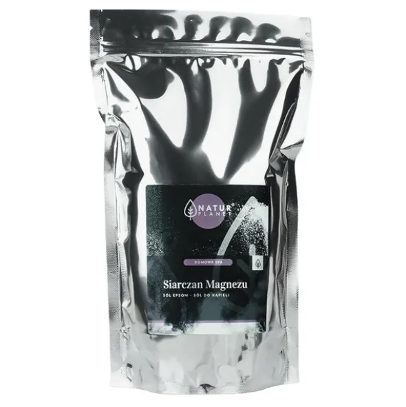 Natur Planet, Siarczan Magnezu, sól Epsom do kąpieli, 500 g