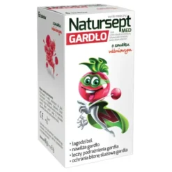 Natursept MED gardło, lizaki o smaku wiśniowym, 6 szt.