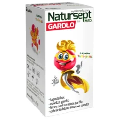 Natursept MED gardło, lizaki o smaku tutti-frutti, 6 szt.