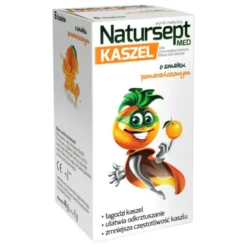 Natursept MED kaszel, lizaki o smaku pomarańczowym, 6 szt.