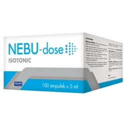 Nebu-Dose Isotonic, roztwór soli fizjologicznej, 100 ampułek po 5 ml