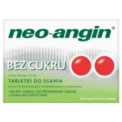 Neo-Angin bez cukru, tabletki do ssania, 24 szt.