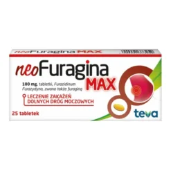 NeoFuragina Max, 100 mg, tabletki, 25 szt.