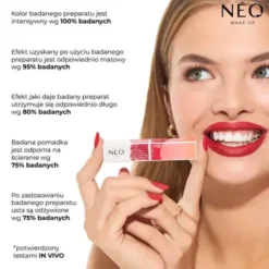 NEO Make Up Długotrwała pomadka do ust w sztyfcie: 03 CLASSY ROSE MADAME, 3,5 g