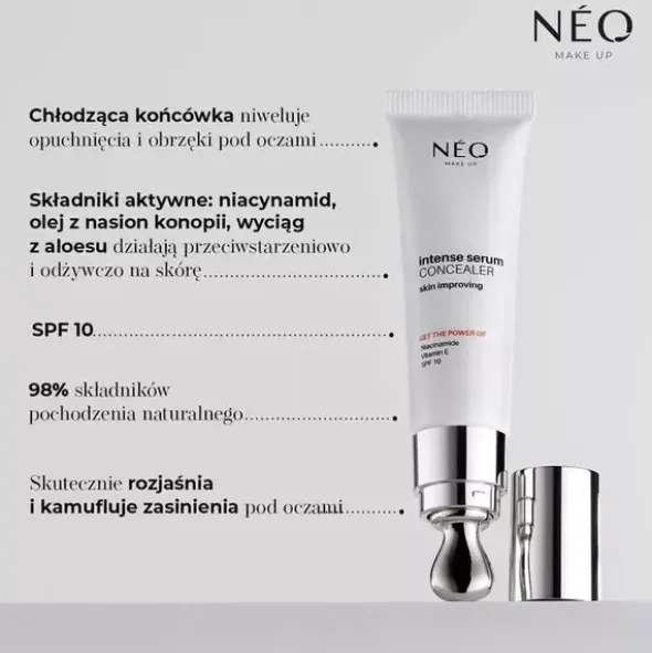 NEO Make Up Intense Serum, korektor pod oczy, 04 GOLD, 10 ml