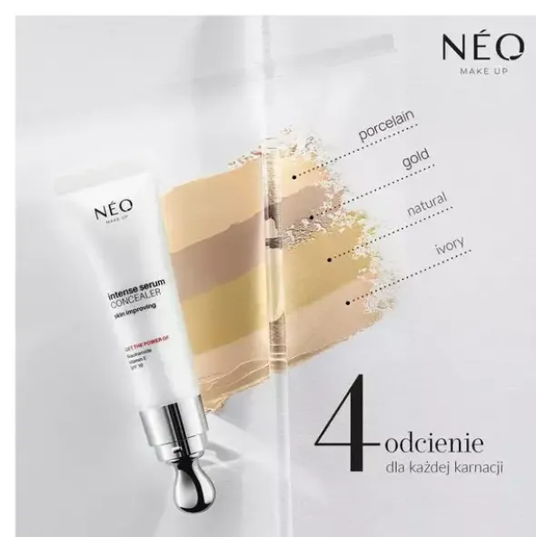 NEO Make Up Intense Serum, korektor pod oczy, 04 GOLD, 10 ml