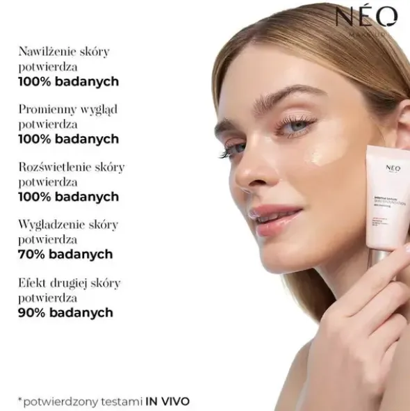 NEO Make Up Intense Serum, podkład nawilżający, 02 IVORY, 30 ml