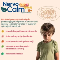 NervoCalm KIDS Spokój 6+, żelki, smak malinowy, 30 szt.