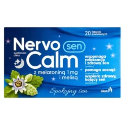 NervoCalm Sen z melatoniną i melisą, tabletki powlekane, 20 szt.