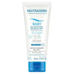 Neutraderm Baby, delikatny żel do mycia 3 w 1, 200 ml