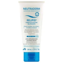 Neutraderm Relipid+, lipidowy krem pod prysznic do mycia twarzy i ciała, 200 ml