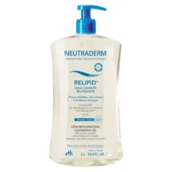 Neutraderm Relipid+, olejek do mycia ciała uzupełniający lipidy, 1 l