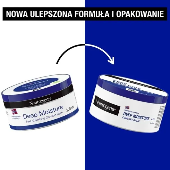 Neutrogena Formuła Norweska, krem głęboko nawilżający do ciała i twarzy, 300 ml