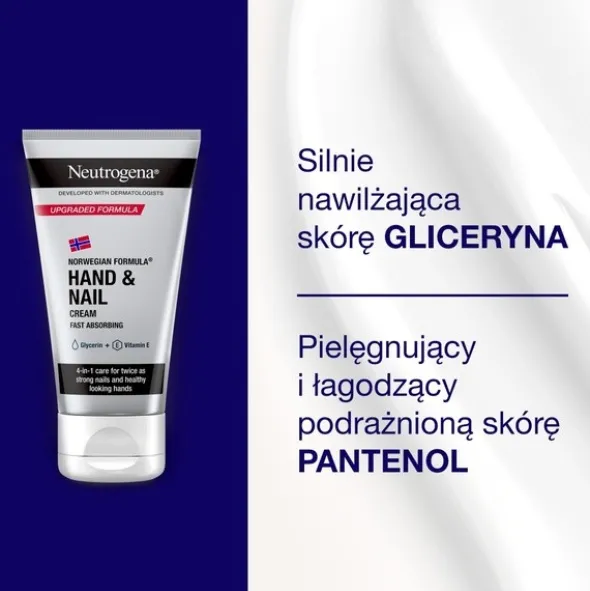 Neutrogena Formuła Norweska, krem do rąk i paznokci, 75 ml
