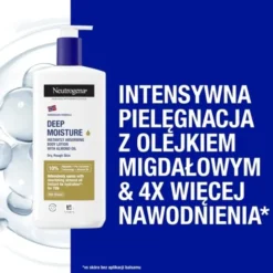 Neutrogena, głęboko nawilżający balsam z olejem migdałowym, 400 ml