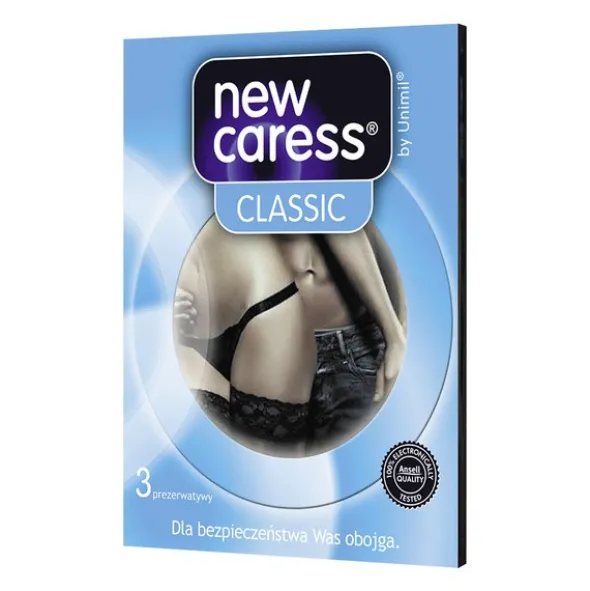 New Caress Classic, prezerwatywy, 3 szt.