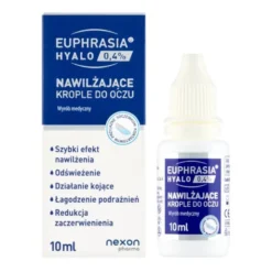Nexon Pharma Euphrasia Hyalo 0,4%, nawilżające krople do oczu, 10 ml