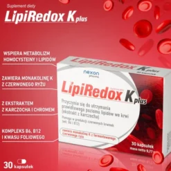 Nexon Pharma LipiRedox K plus, kapsułki, 30 szt.
