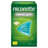 Nicorette Classic Gum, 4 mg, guma do żucia, 105 szt.