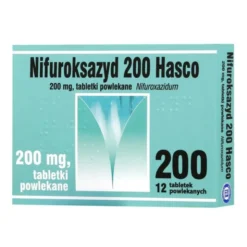 Nifuroksazyd Hasco, 200 mg, tabletki powlekane, 12 szt.