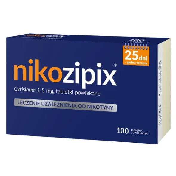 Nikozipix, 1,5 mg, tabletki powlekane, 100 szt.